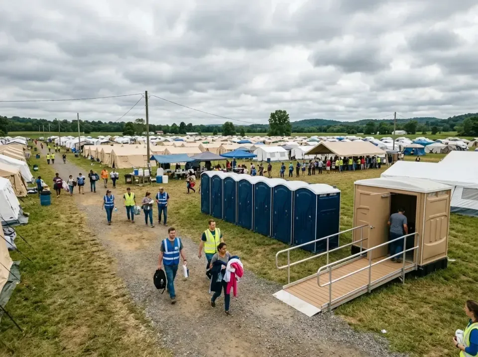 disaster-relief-camp-restrooms-010 — frequently asked questions, Dumpster & Portable Bathrooms Rental in Tusculum, TN